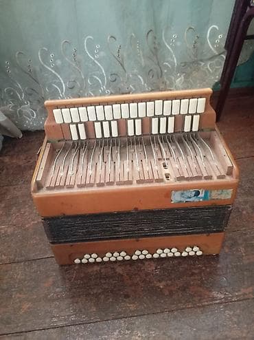 akustik gitar: Məhsul: Köhnə tip düyməli akkordeon (xalq çalğı aləti) Təsvir: - — 3