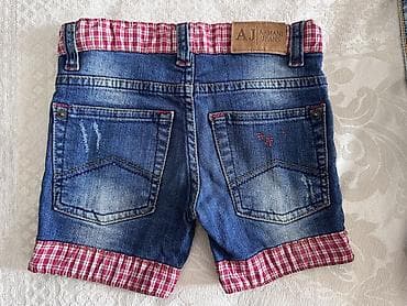 stringer alt geyimi: Uşaq cins şortik - Brend: AJ Armani Jeans (etiketlər və aksesuar — 2