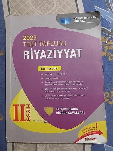 informatika toplu: Riyaziyyat 11-ci sinif, 2023 il — 1
