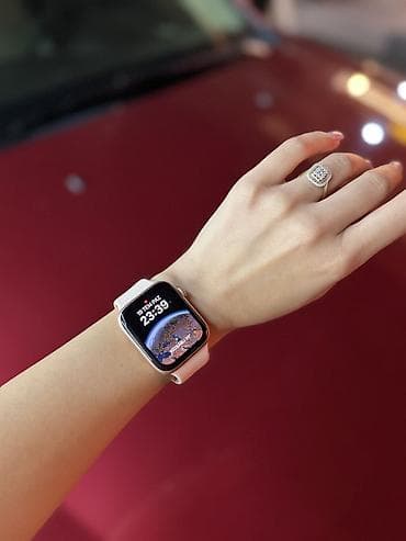 smat: Apple Watch (alüminium qızılı/roz qızılı kasa) – kvadrat ekranlı — 4