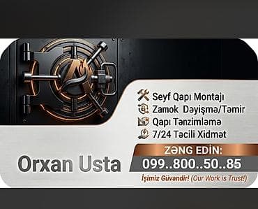 qapı icliyi: Seyf və giriş qapıları üzrə peşəkar usta xidməti. Təqdim olunan — 1