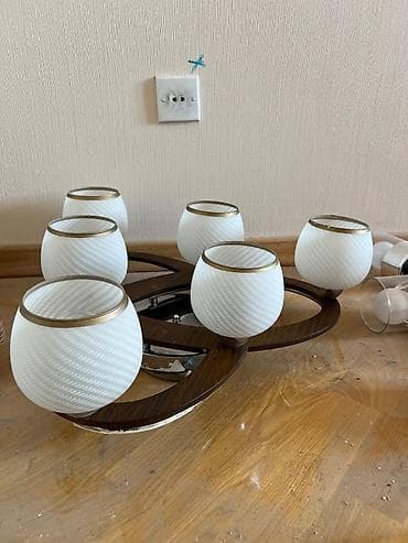 Digər ev dekoru: Çılçıraq, 8 lampa, Metal — 4