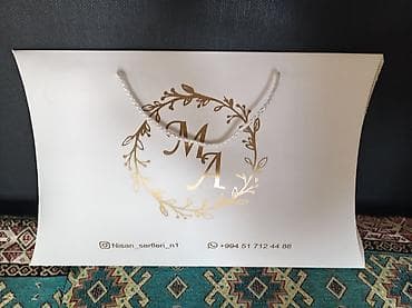 kamplekt: Nişan şərfi. Etiket üzərində. İstifadə edilməyib — 3