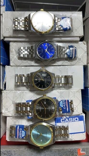 Eynəklər: Qol saatı, Casio, rəng - Gümüşü — 1