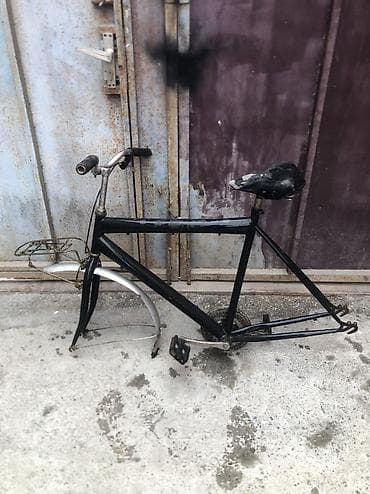 işlənmiş velosipet: 26 liq stels tund qehveyi rengde rama 26 liq Bmw aliminum ag mavi — 1