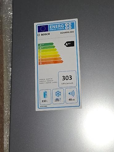 samovar satiram: 2 qapılı Bosch Soyuducu Satılır, rəng - Gümüşü — 1