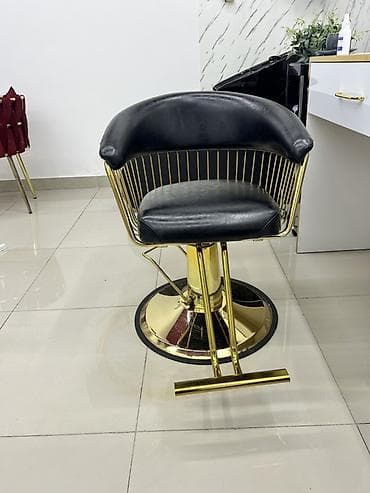 utu stolu skafli: Qızılı çərçivəli salon kreslosu yenidir işlədilməyib - Dizayn: Qızılı — 1