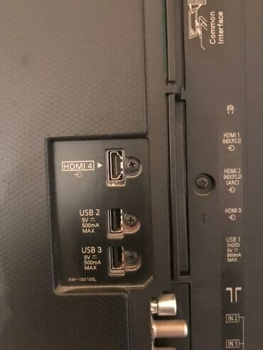 plazma smart tv: Panasonic Smart TV – iri diaqonallı, nazik çərçivəli divara montaj — 12