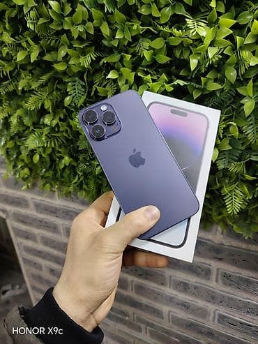 IPhone 14 Pro Max, 128 GB, Deep Purple, Zəmanət, Simsiz şarj, Face ID — 1