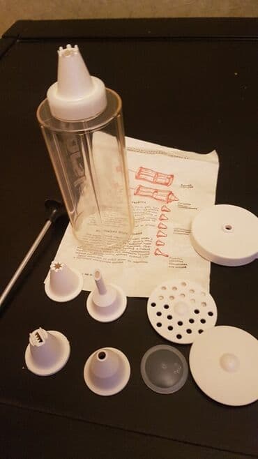 tort ata ucun: ○ Tort bəzəmək üçün böyük şpriz ○ Təzə. Pribaltika istehsalı — 9