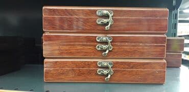 купить стол для бильярда: Taxta qutuda domino dəsti - Şık, cilalanmış taxta qutu: üst hissədə — 6