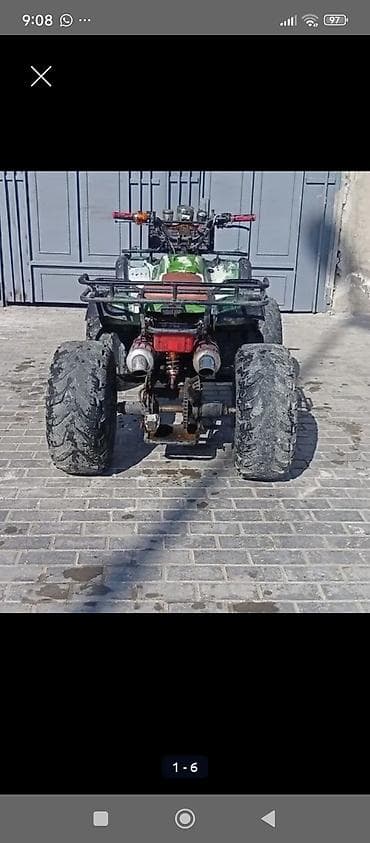 ucuz 2107: Kvadrosikl – off-road üçün gücləndirilmiş model - Korpus: yaşıl — 3