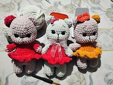 i̇lan yumşaq oyuncaqlar: Məhsul: Ələ toxunmuş amigurumi oyuncaqlar – yumşaq iplikdən — 2