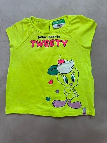 Uşaq dünyası: Futbolka, Qız üçün, 3 - 6 ay, Benetton — 7