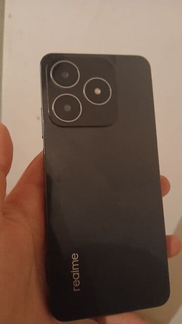 Realme C61, 128 GB, rəng - Qara, İki sim kartlı, Sensor, Barmaq izi