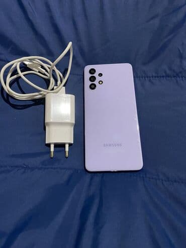 3D panellər: Samsung Galaxy A32, 128 GB, rəng - Bənövşəyi, Barmaq izi — 2