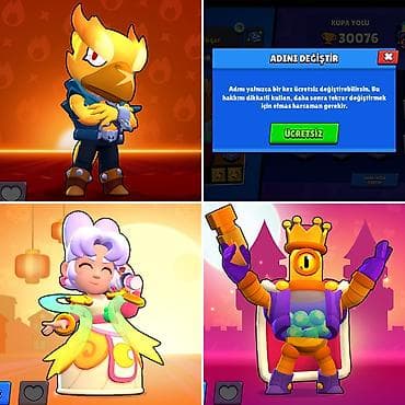🔥 TƏCİLİ SATILIR! 463 Kristal + 33K Kuboklu (Brawl Stars Hesabı) Real