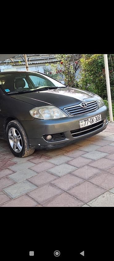 aqua disk: Toyota Corolla (E120) sedan - Kuzov: sedan, tünd boz rəng - Yan — 4