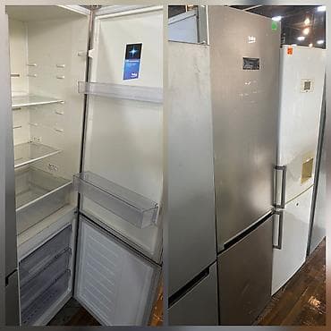 manqal satilir: 2 qapılı Beko Soyuducu Satılır, rəng - Gümüşü — 1