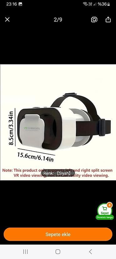 ps vr 2: VR SHINECON smartfon üçün 3D VR eynək - Smartfonla istifadə üçün — 3
