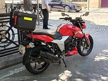 mopedler kreditle: - tvs apach, 160 sm3, 2024 il, 65000 km — 3