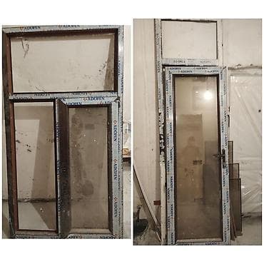 plastik qapı hamam: Plastik qapi 250/80sm Plastik pencere 180/98sm 100azn birlikde Ecemi m — 1