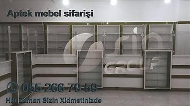 tv divar dizayn: Aptek vitrin mebeli sifarişi — 8