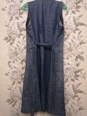 jiletler qadin ucun: Çox yaxşı vəziyyətdə 38 ölçü dizdən aşağı uzunluqda olan kəməri cins — 2