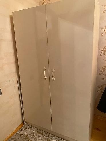 2 qapılı, Bej, Digər material, Açılan, Düz dolab