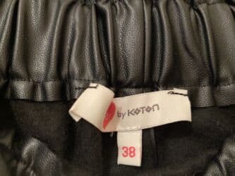 dəridən qadın ətəkləri: Midi Ətək, Dəri, L, XL — 8