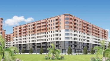mingecevirde 2 otaqli bina evleri: 3 otaqlı, Yeni tikili, 74 kv. m — 3