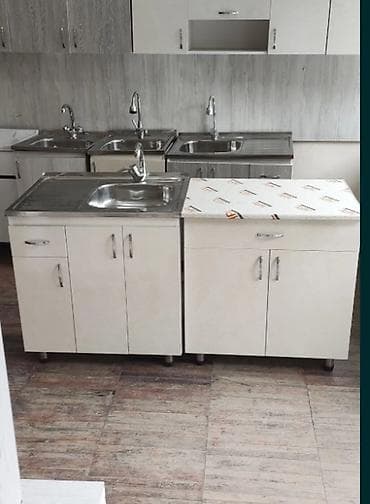 parca dolablar: Mətbəx üçün hazır dolab və moyka dəstləri - Material: rütubətə — 1