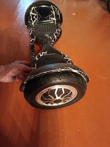 gitara sim: Özünü tarazlayan elektrikli skuter (hoverboard) - Dizayn: Qara rəng — 4