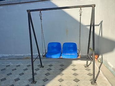 İşlənmiş, Oturacaq-yelləncək, Zontiksiz, Metal