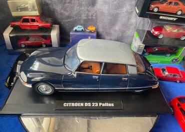 теннисный стол: Kolleksiya ücün avtomobil modeli Citroen DS23 Pallas blue silver — 12