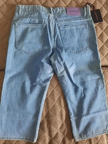 Şortlar: Məhsul: Kişi denim şort-şalvar (capri uzunluq) -Ölçü: 32 - Brend — 2