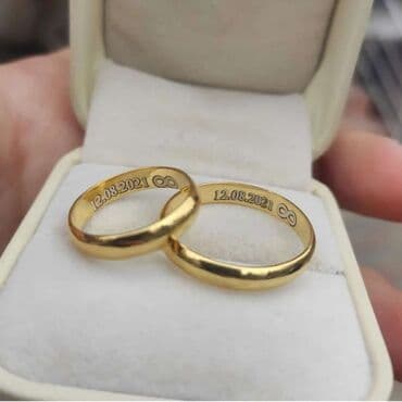 alyans uzuk: Alyans, Üzük, Sarı qızıl, 585 Əyar — 4