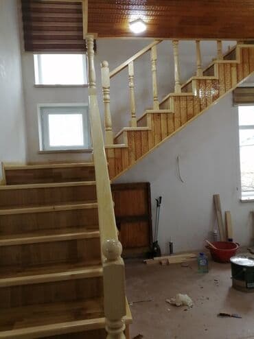 витражные окна в доме: Mebel, pilləkanı və qapıları sifarişlə yığıb yerində quraşdırirıq — 5