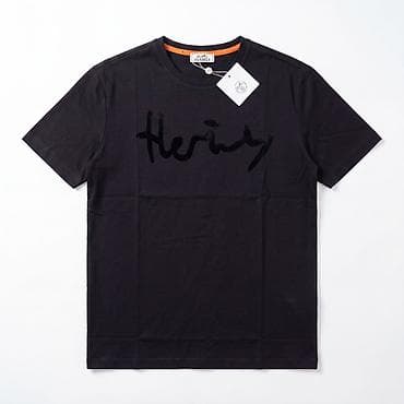 Hermès kişi T‑şörtü - Model: qısaqol, dairəvi yaxa - Ön hissə: iri — 2