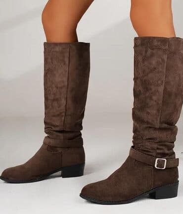 krasofka qadın: Uzunboğaz, Ölçü: 38, rəng - Qəhvəyi, Yeni — 2