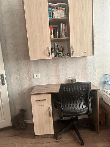 stollar: Təcili bazalı yataq dəsti 2 yataq 2 li dolab 1yazı masası — 3