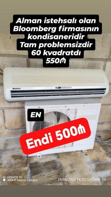 pitiminutkalar işlənmiş: Kondisioner İşlənmiş, 50-60 kv. m, Daxili blok, Kredit yoxdur, Ödənişli quraşdırma — 1