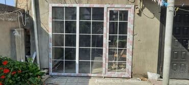 lalafo plastik qapi pencere: Ağ rəngli plastik çərçivəli bu pəncərə, müasir dizaynı ilə istənilən — 7