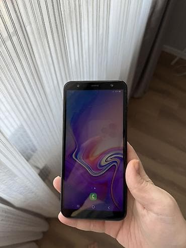 telefon satisi ikinci el: Samsung Galaxy J6, 32 GB, rəng - Qara, Barmaq izi — 6