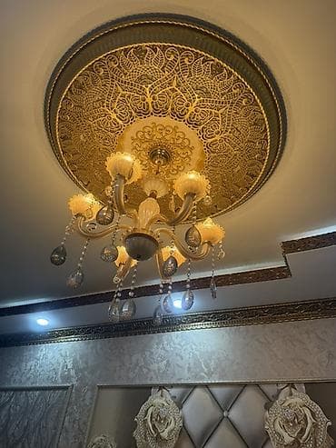 projektor isiq: Çılçıraq, 6 lampa, Metal — 2