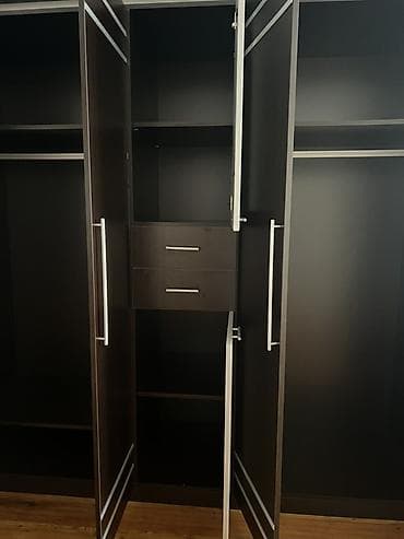 w210 qapi: 6 qapı, Siyirməli, Qəhvəyi, Digər material, Açılan, Düz dolab — 4