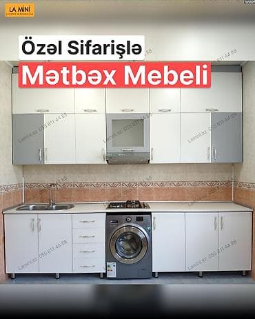 Özəl sifarişlə mətbəx mebeli - Layihələndirmə: Məkanın ölçülərinə — 1