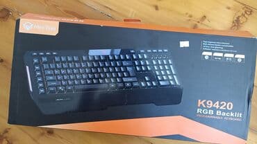 MeeTion K9420 RGB klaviatura. Özünün proqramı var ordan ișıqları və