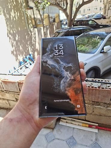 samung a12: Samsung Galaxy S22 Ultra, 256 GB, rəng - Yaşıl, Barmaq izi — 4