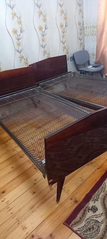 İşlənmiş, Təknəfərlik çarpayı, Bazasız, Matrassız, Siyirməsiz